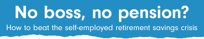 No boss no pension banner
